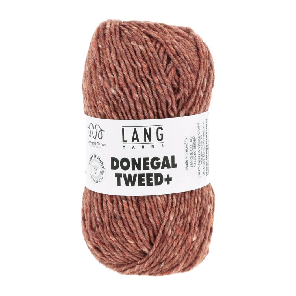 Lang Yarns 087 - Rost Lang Yarns Donegal Tweed+ Lieblingsgarn