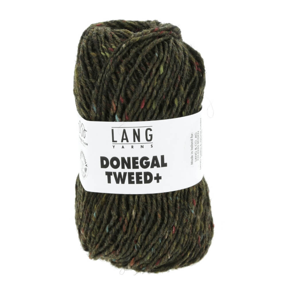 Lang Yarns 098 - olive Lang Yarns Donegal Tweed+ Lieblingsgarn