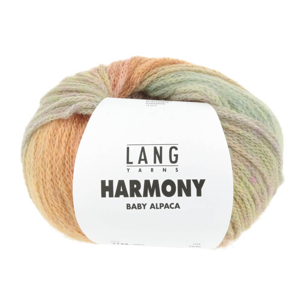 Lang Yarns 001 - gelb/rosa Lang Yarns Harmony Lieblingsgarn