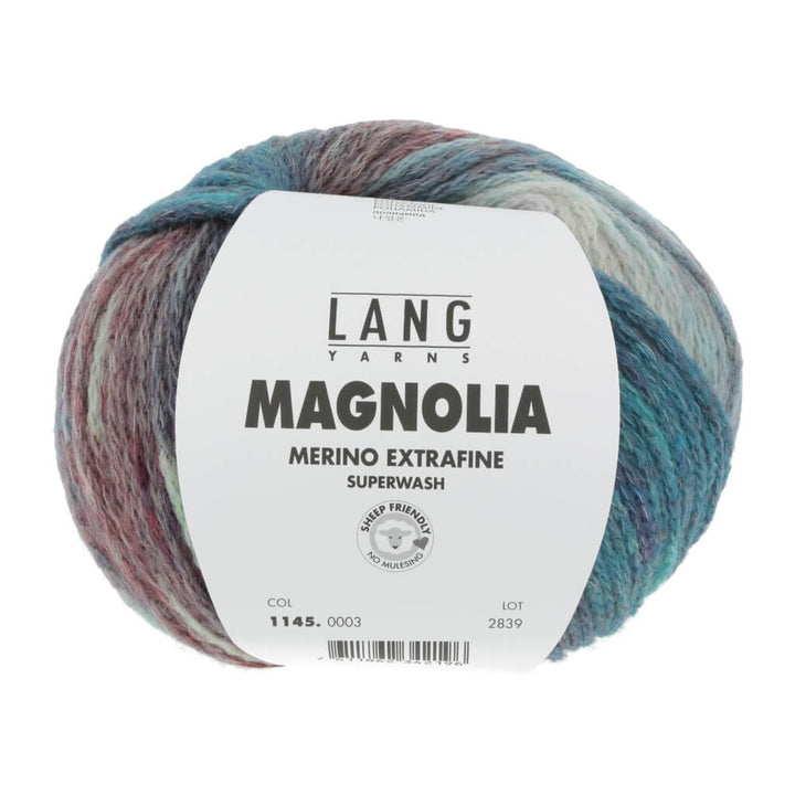 Lang Yarns 003 - türkis/rot/grün Lang Yarns Magnolia Lieblingsgarn