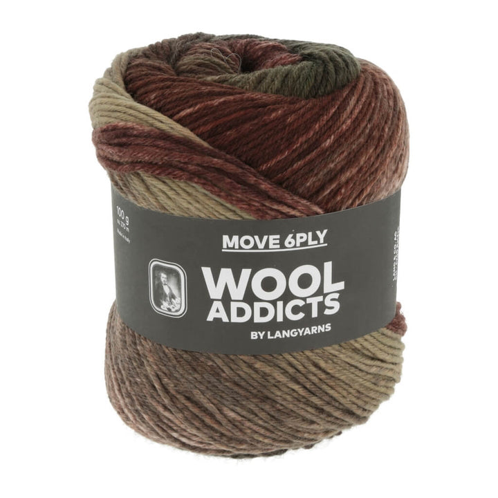 Lang Yarns 006 - brown/camel/chestnut Lang Yarns Move 6-fädig Lieblingsgarn