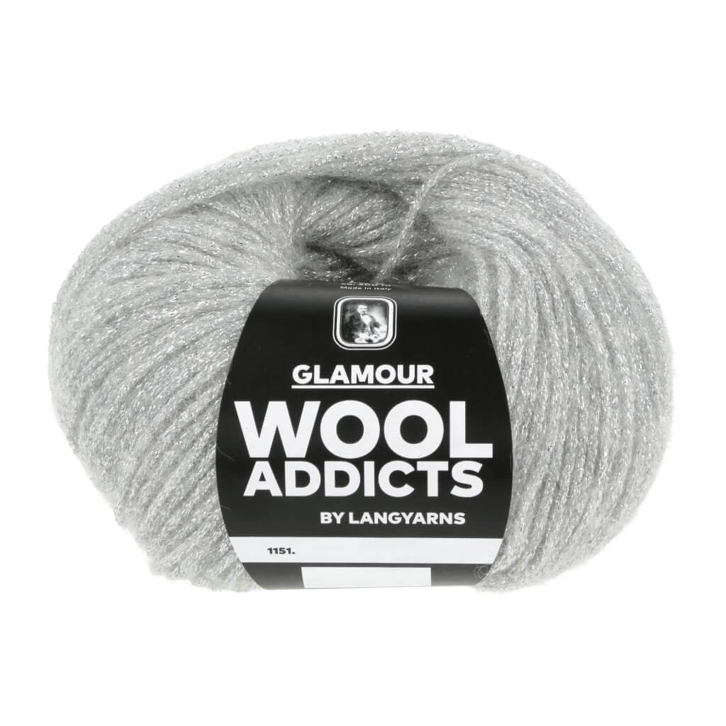 Lang Yarns 023 - silver Lang Yarns Wooladdicts Glamour Lieblingsgarn