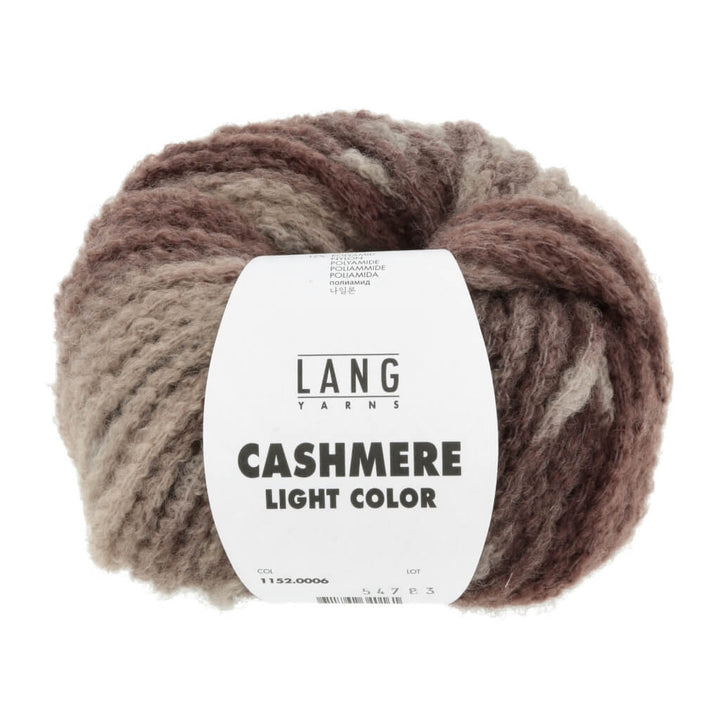 Lang Yarns 006 - Beige/Braun/Grau Lang Yarns Cashmere Light - 25g Kaschmir Wolle Lieblingsgarn