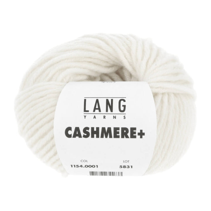 Lang Yarns 001 - weiss Lang Yarns Cashmere+ Lieblingsgarn