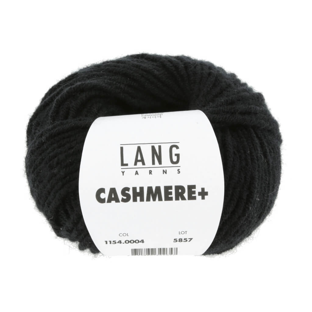 Lang Yarns 004 - schwarz Lang Yarns Cashmere+ Lieblingsgarn