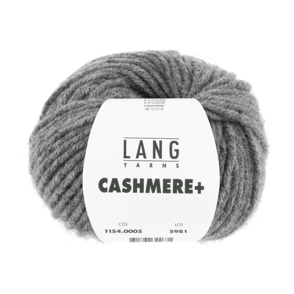 Lang Yarns 005 - grau mélange Lang Yarns Cashmere+ Lieblingsgarn