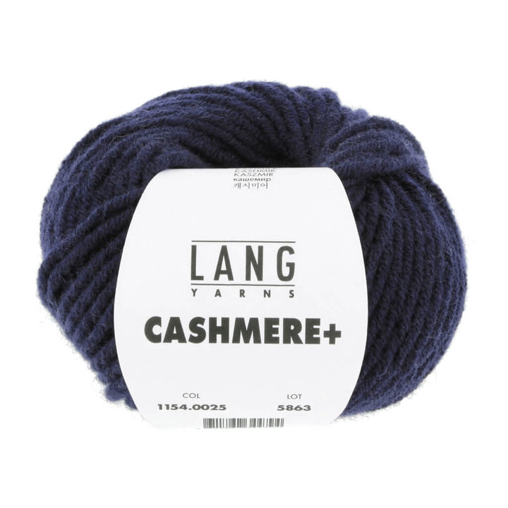 Lang Yarns 025 - navy Lang Yarns Cashmere+ Lieblingsgarn