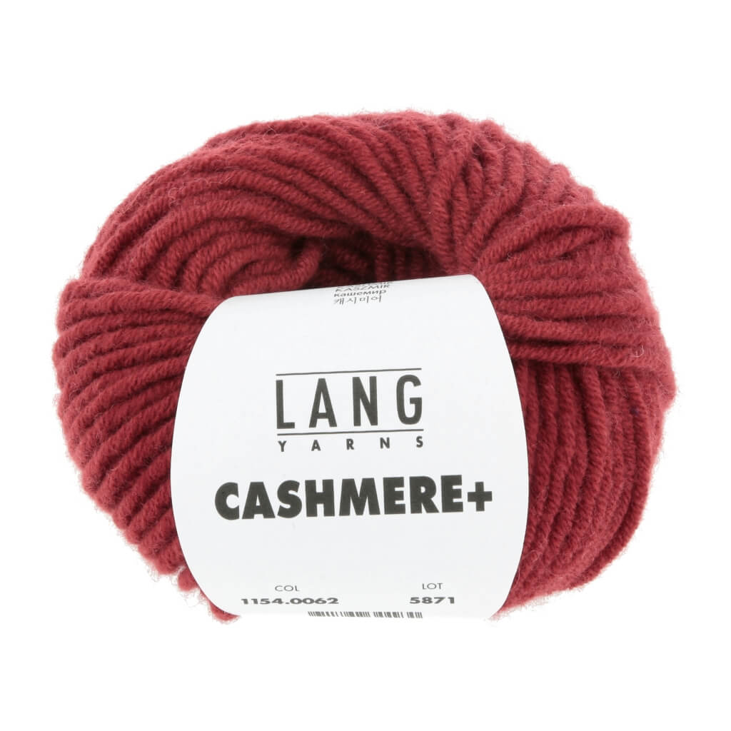 Lang Yarns 062 - burgundy Lang Yarns Cashmere+ Lieblingsgarn