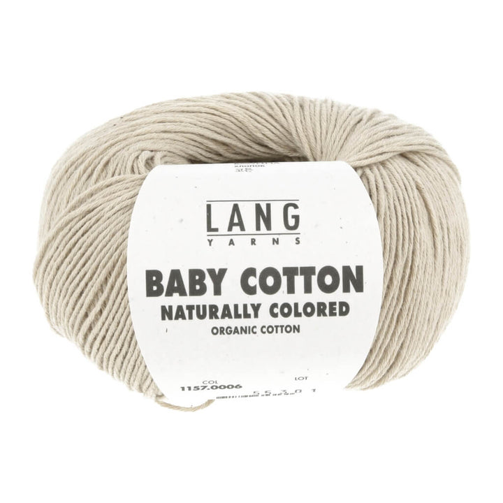 Lang Yarns 006 - Pale Green Lang Yarns Baby Cotton Naturally Colored Lieblingsgarn