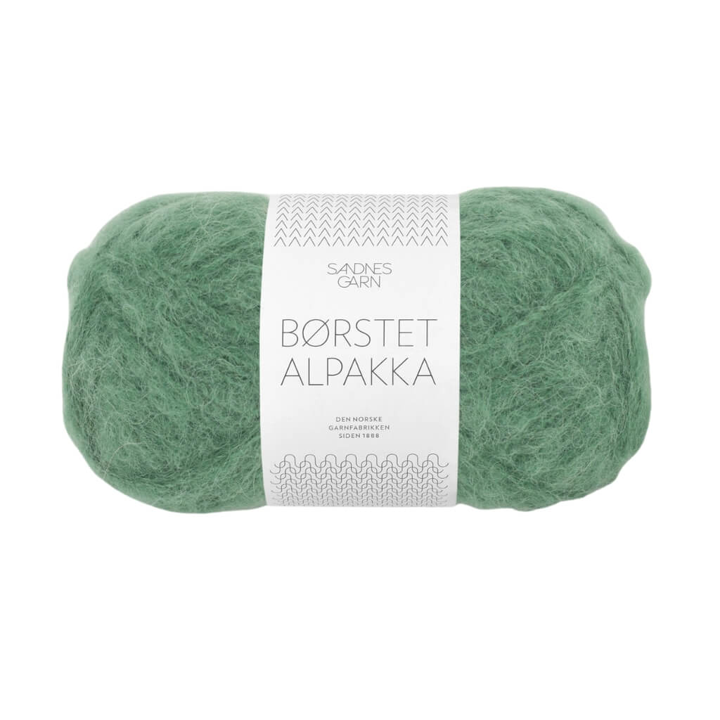 Sandnes Garn 8062 - Grønn Myrt Sandnes Børstet Alpakka - 50g Lieblingsgarn