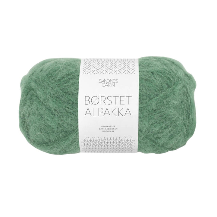 Sandnes Garn 8062 - Grønn Myrt Sandnes Børstet Alpakka - 50g Lieblingsgarn