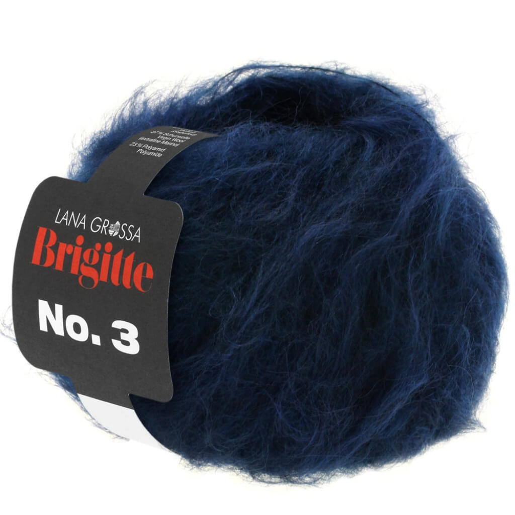 Lana Grossa 12 - Nachtblau Lana Grossa Brigitte No. 3 25g Lieblingsgarn