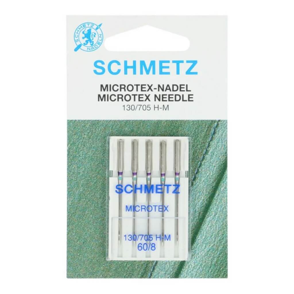 Schmetz 60-08 Schmetz 130/705 H-M Microtex Nähmaschinennadeln Lieblingsgarn
