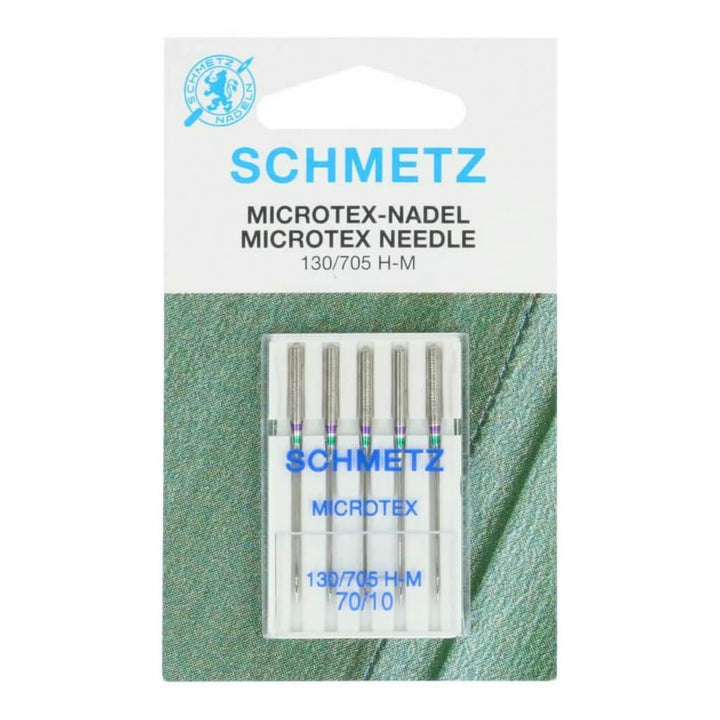 Schmetz 70-10 Schmetz 130/705 H-M Microtex Nähnadeln Lieblingsgarn