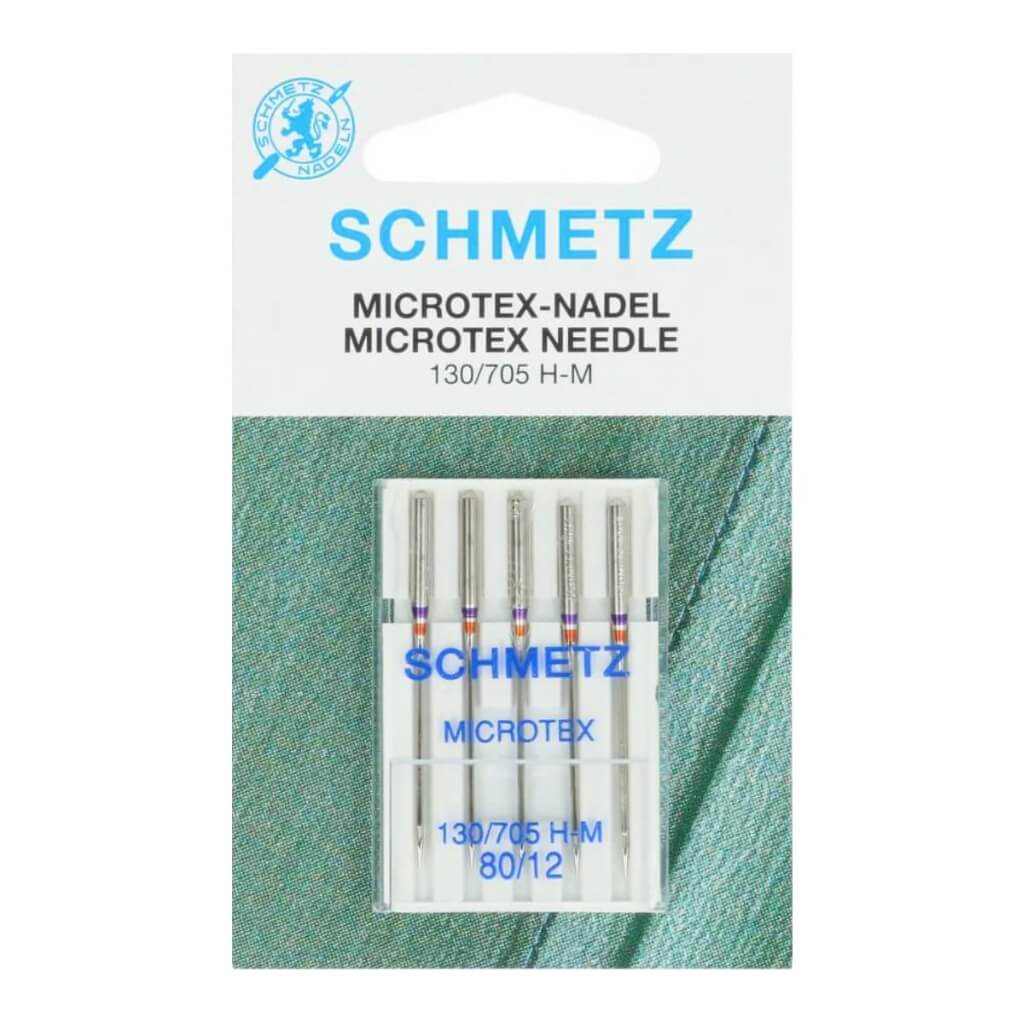 Schmetz 80-12 Schmetz 130/705 H-M Microtex Nähmaschinennadeln Lieblingsgarn