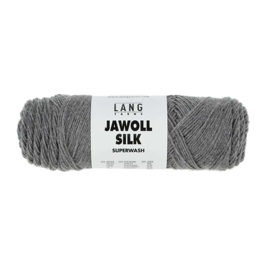 Lang Yarns dunkelgrau mélange Lang Yarns Jawoll Silk Lieblingsgarn