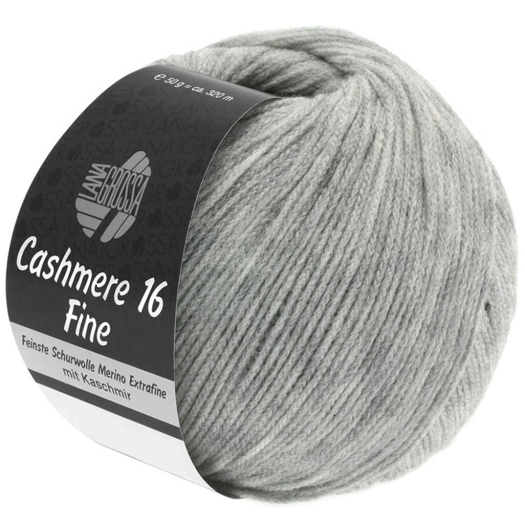 Lana Grossa 15 - Hellgrau Lana Grossa Cashmere 16 Fine 50 g Lieblingsgarn