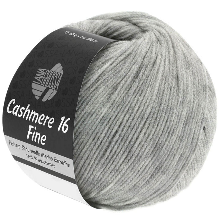 Lana Grossa 15 - Hellgrau Lana Grossa Cashmere 16 Fine 50 g Lieblingsgarn
