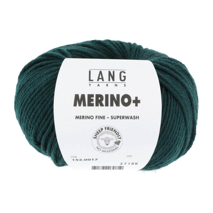 Lang Yarns 152.0017 - Tanne Lang Yarns Merino+ - 50g Lieblingsgarn