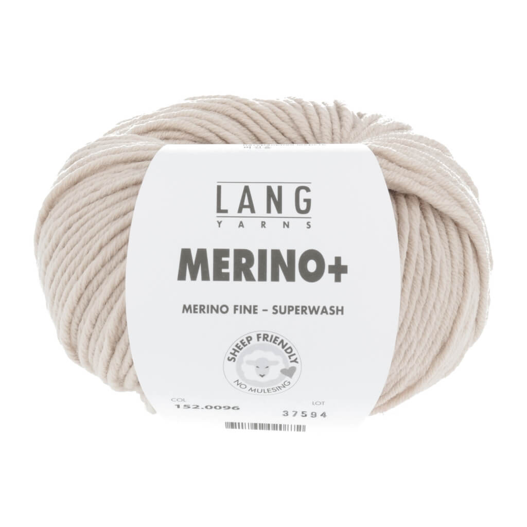 Lang Yarns 152.0096 - Hellbeige Lang Yarns Merino+ - 50g Lieblingsgarn