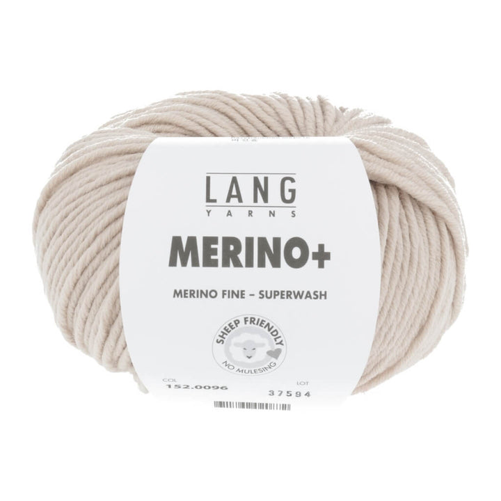 Lang Yarns 152.0096 - Hellbeige Lang Yarns Merino+ - 50g Lieblingsgarn