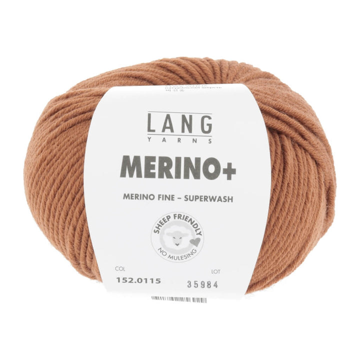 Lang Yarns 152.0115 - Nougat Lang Yarns Merino+ - 50g Lieblingsgarn