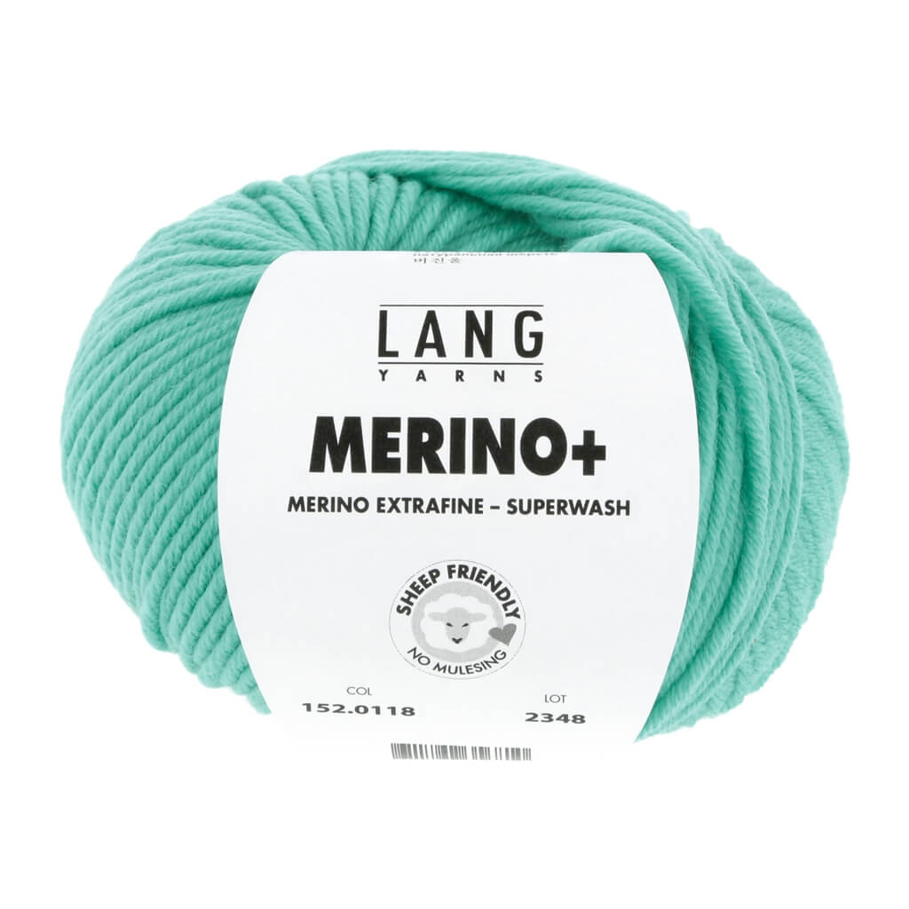 Lang Yarns 118 - Quarz Grün Lang Yarns Merino+ - 50g Lieblingsgarn