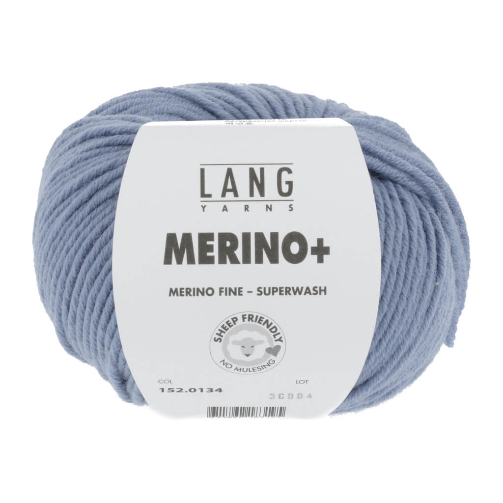 Lang Yarns 152.0134 - Jeans Hell Lang Yarns Merino+ - 50g Lieblingsgarn