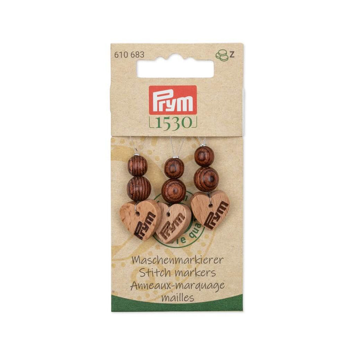Prym Prym 1530 Maschenmarkierer aus Holz Lieblingsgarn