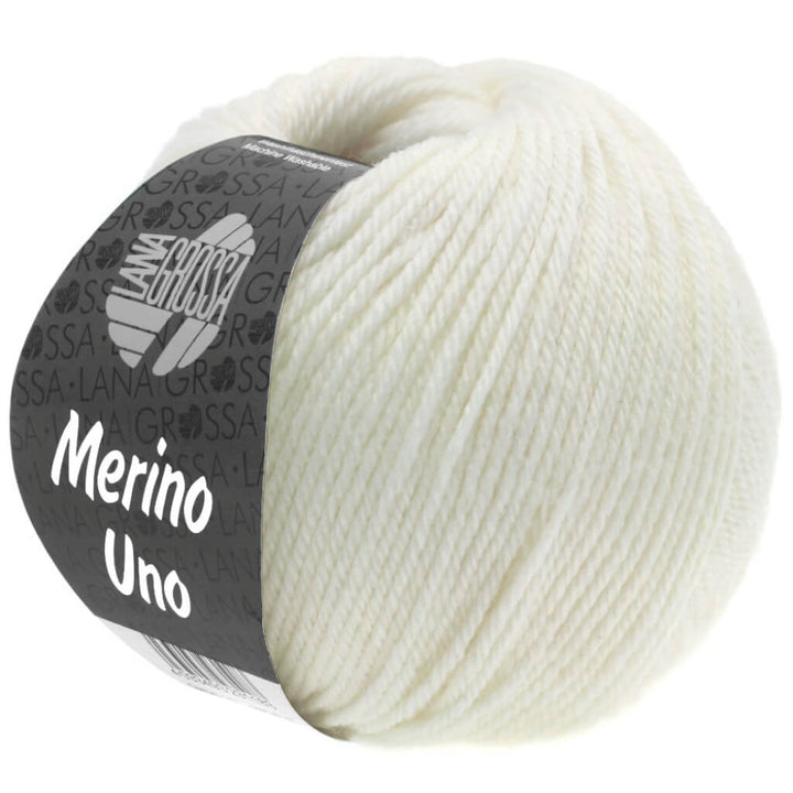 Lana Grossa 2 - Ecru Lana Grossa Merino Uno 50 g Lieblingsgarn