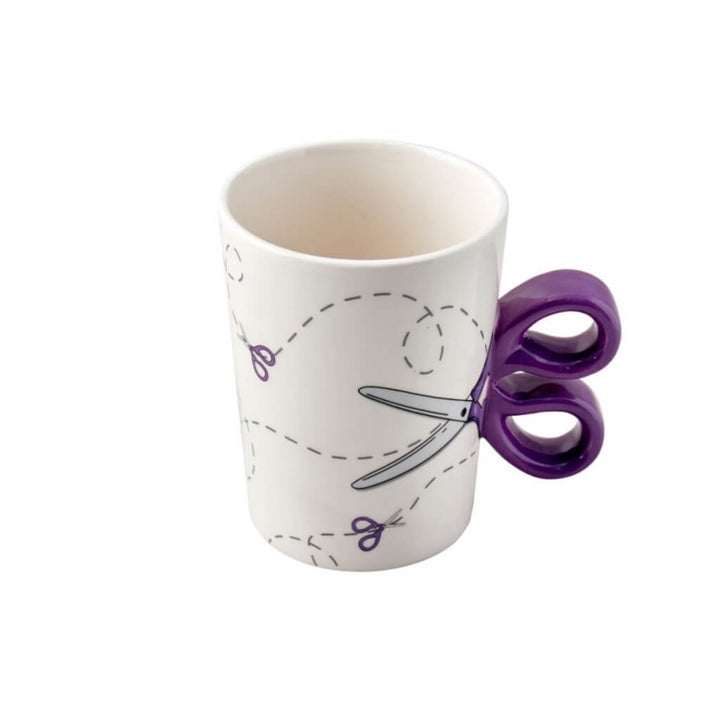 Hemline Tasse aus Keramik für Handarbeitsfans Lieblingsgarn