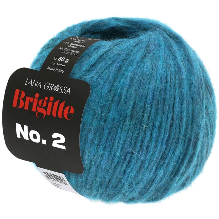 Lana Grossa 22 - Petrol Lana Grossa Brigitte No. 2 50 g Lieblingsgarn