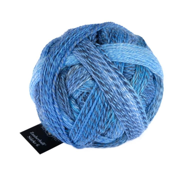 Schoppel Wolle 2438 - Indigo Schoppel Wolle Zauberball Stärke 6 Lieblingsgarn