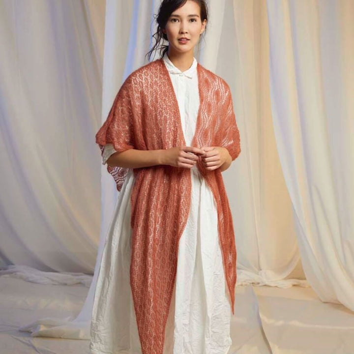 Lang Yarns Pattern Dreieckstuch mit Ajourmuster Strickanleitung - Lang Yarns (PDF) Lieblingsgarn