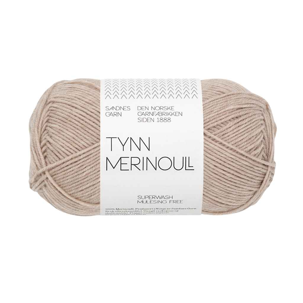 Sandnes Garn 2650 - beige melange Sandnes Tynn Merinoull - 50g Lieblingsgarn