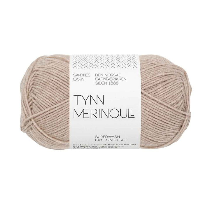 Sandnes Garn 2650 - beige melange Sandnes Tynn Merinoull - 50g Lieblingsgarn