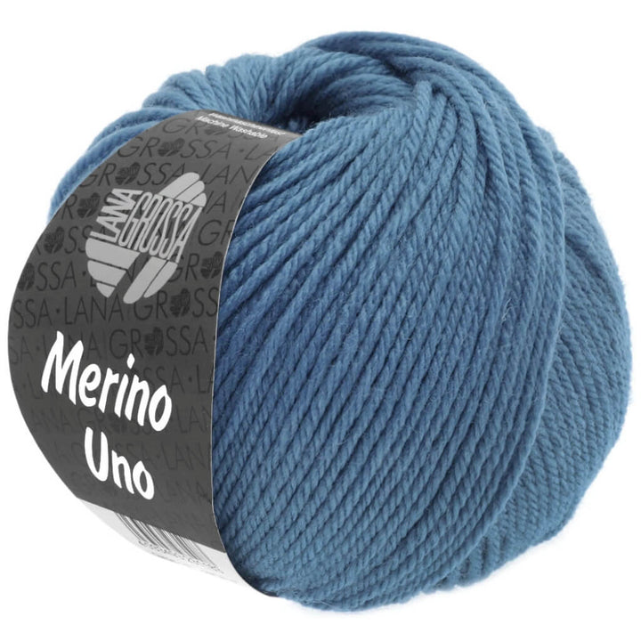 Lana Grossa 27 - Taubenblau Lana Grossa Merino Uno 50 g Lieblingsgarn