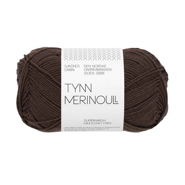 Sandnes Garn 3081 - dark brown Sandnes Tynn Merinoull - 50g Lieblingsgarn