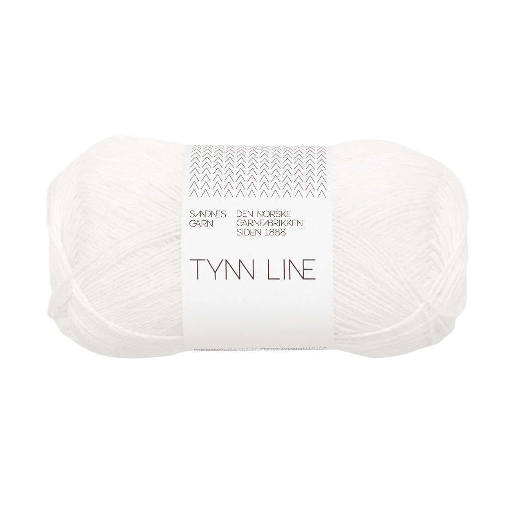 Sandnes Garn 1001 - white Sandnes Garn Tynn Line - 50g Lieblingsgarn