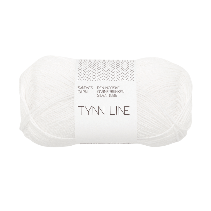 Sandnes Garn 1001 - white Sandnes Garn Tynn Line - 50g Lieblingsgarn