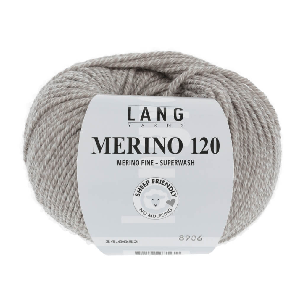 Lang Yarns 34.0052 - Weiss/Beige Mouliné Lang Yarns Merino 120 Lieblingsgarn