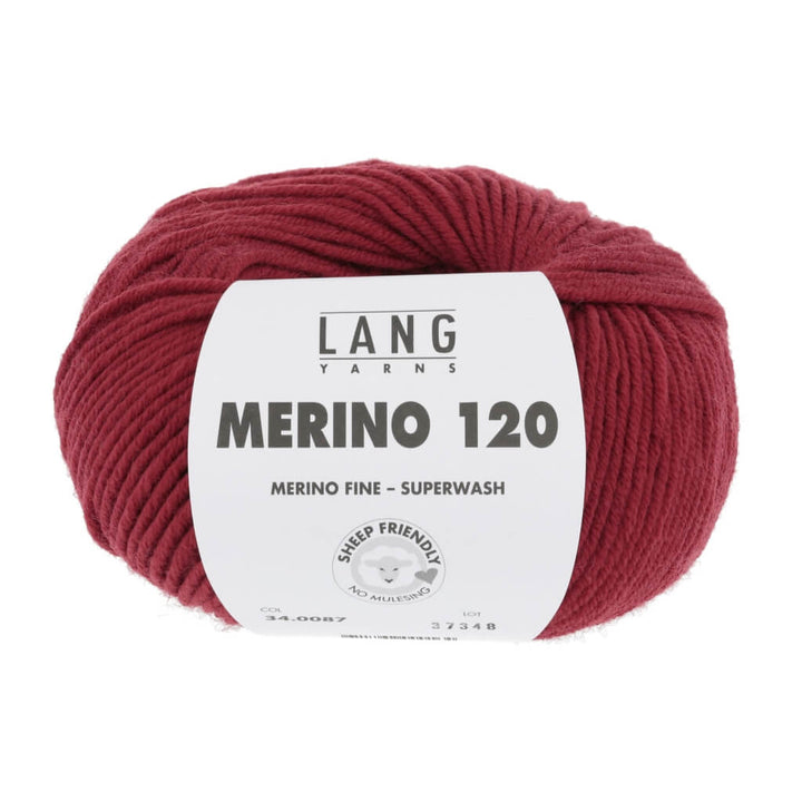Lang Yarns 34.0087 - Chianti Lang Yarns Merino 120 Lieblingsgarn