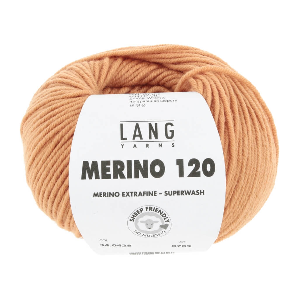 Lang Yarns 428 - Mango Lang Yarns Merino 120 Lieblingsgarn