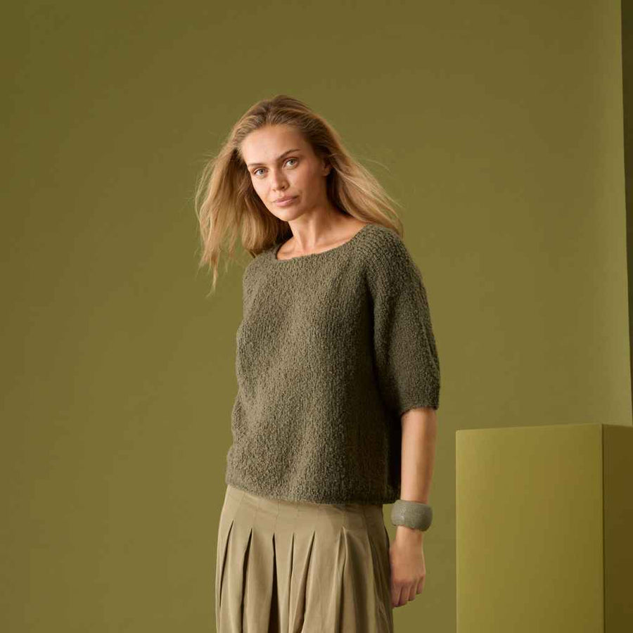 Lana Grossa Kurzarm Pullover Strickanleitung – Produktansicht bei bei bei bei bei bei bei bei bei bei bei bei Lieblingsgarn
