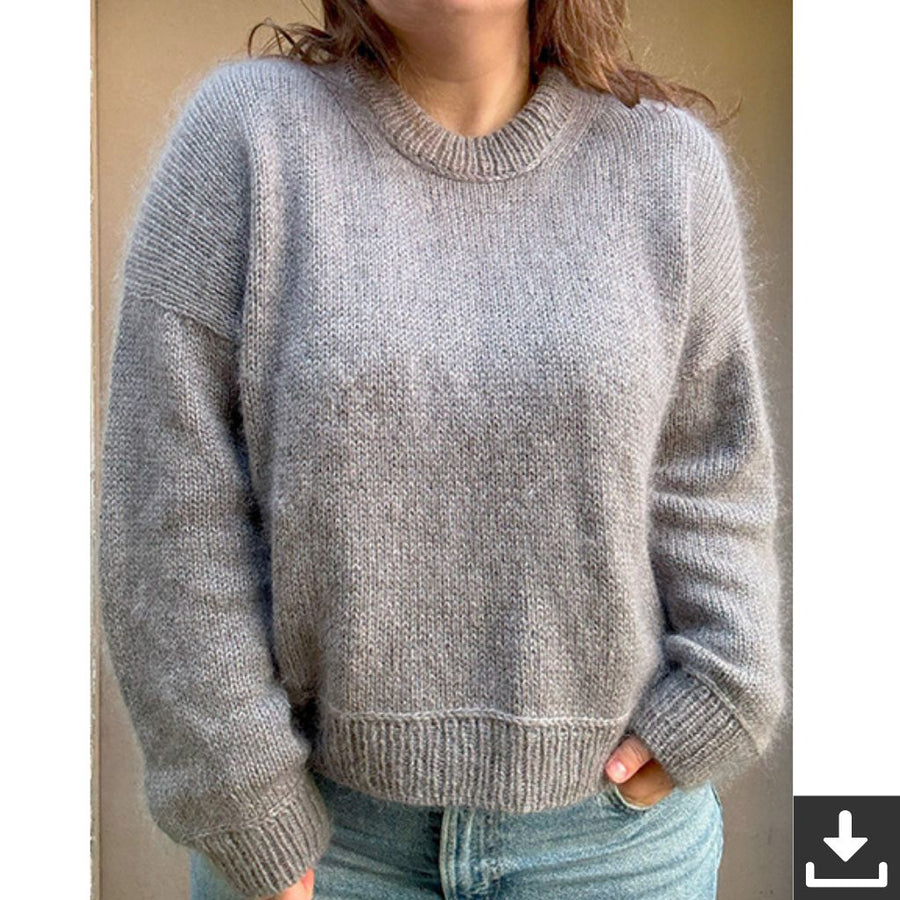 wemadewardrobe Pullover Maja Sweater Strickanleitung - wemadewardrobe (PDF) Lieblingsgarn