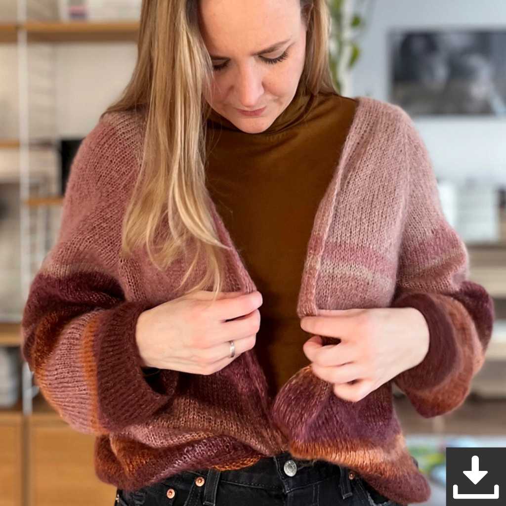 Knitting For Else Jacke Applepaper Cardigan Strickanleitung - Knitting for Else (PDF) Lieblingsgarn