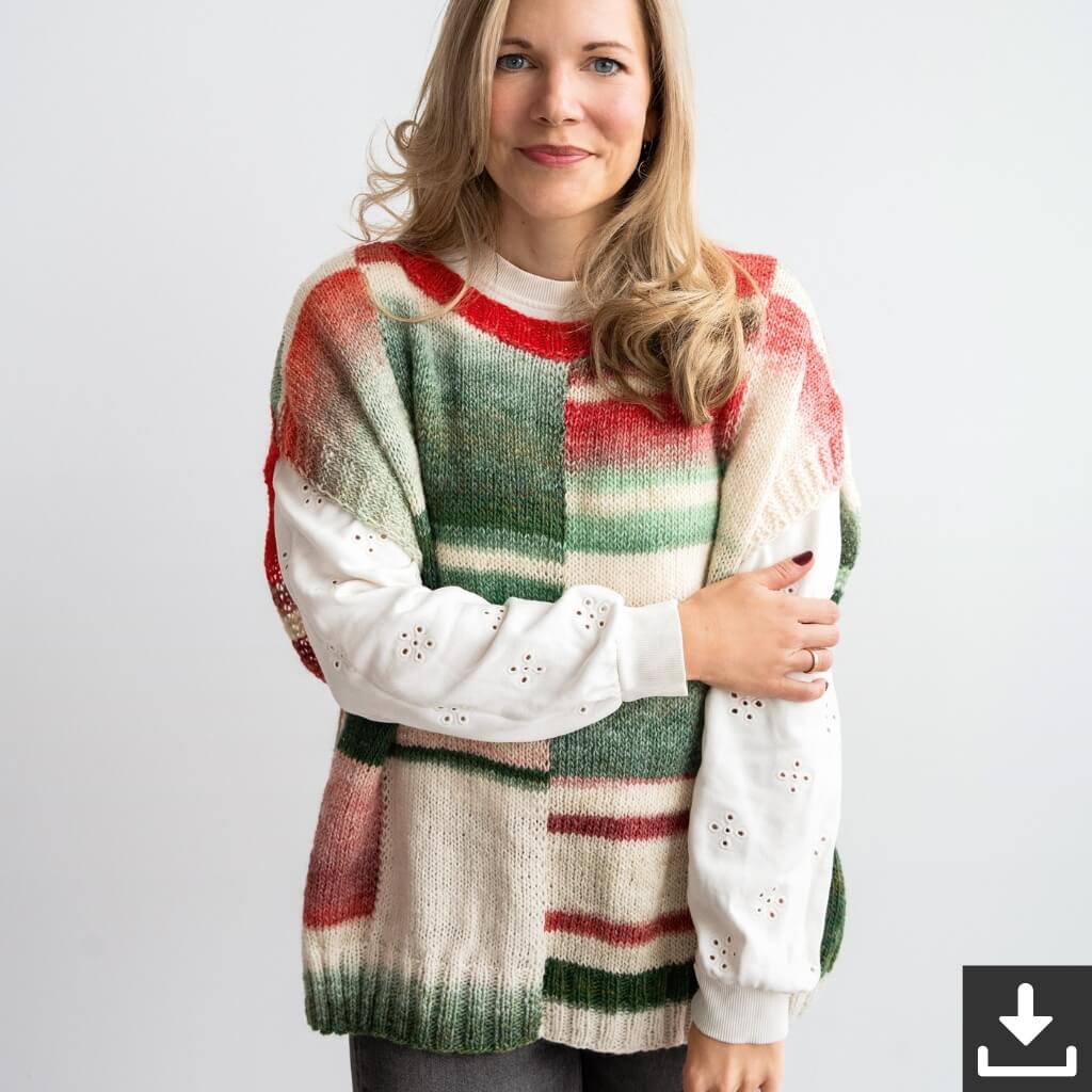 Lana Grossa Pattern Weihnachtlicher Pullunder Strickanleitung - Lana Grossa (PDF) Lieblingsgarn