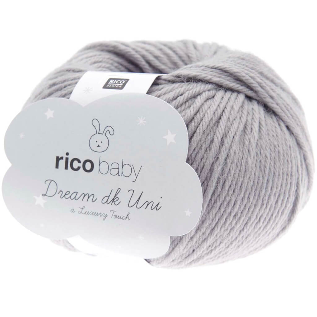 Rico Design 25 - steingrau Rico Design Baby Dream Uni DK - 50g Lieblingsgarn