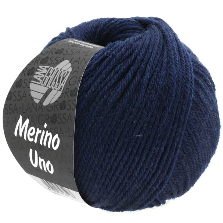 Lana Grossa 4 - Nachtblau Lana Grossa Merino Uno 50 g Lieblingsgarn