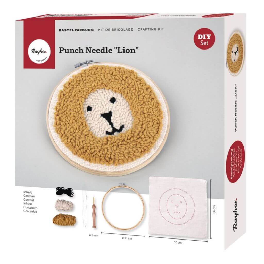 Rayher Rayher Punch Needle Set Lion Lieblingsgarn